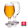 Toledo Beer Glasses, Set of 6 - CRYSTALIA GLASS